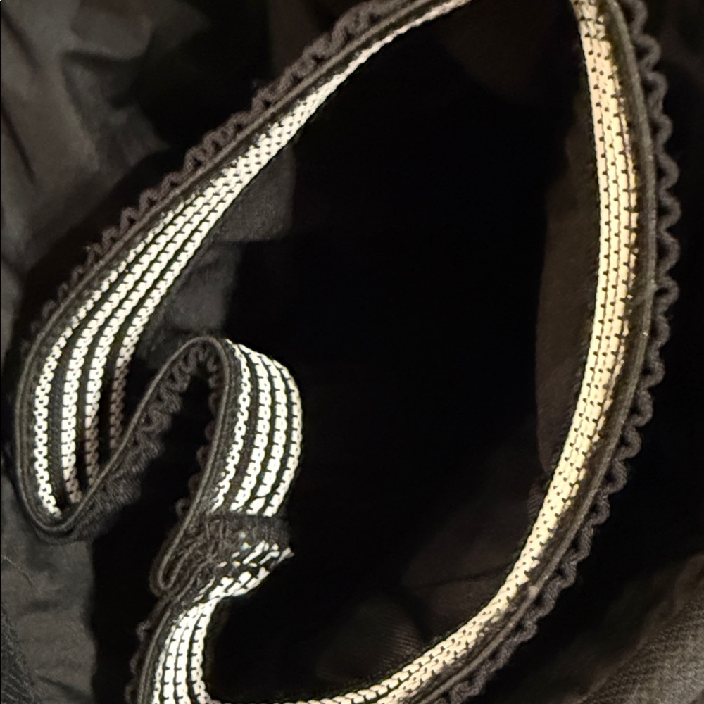 FrauenSchuh lined Black Ski Pants with gray and white detail Austrian Luxury - Picture 7 of 16
